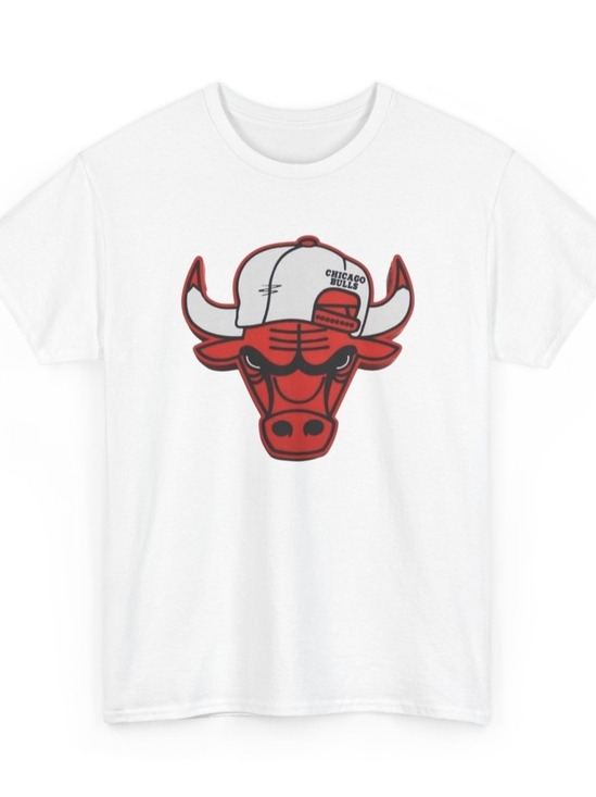 Other - Chicago Bulls Graphic Tee - White with Red Logo